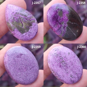 Cabochão Stichtite Roxo, Forma Misturada Stichtite, Cabochão Solto, Pedra Preciosa Stichtite Roxa, Pedra Stichtite Atacado Para Fazer Jóias