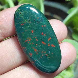 Natural Bloodstone Cabochon , Bloodstone Pendant Cabochons, Oval Shape Bloodstone Gemstone, Loose Bloodstone , Wholesale Price Jewelry Stone