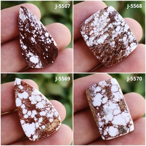 Wildes Pferd Magnesit Edelstein, ovale Form wildes Pferd Magnesit Jaspis Edelstein, wildes Pferd Cabochon, wildes Pferd Anhänger, Cabochon für Schmuck