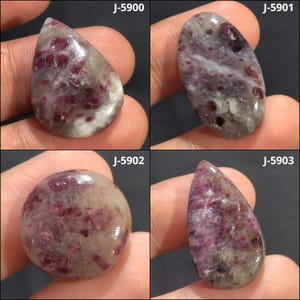Natürliche Rosa Turmalin Quarz Cabochon, Rosa Turmalin Quarz Edelstein, Rosa Turmalin Quarz Stein, Cabochon mit flacher Rückseite, Stein mit ovaler Form