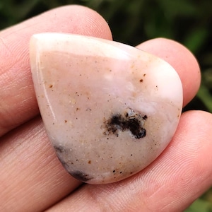 Opal Edelstein, Opal Stein, Opal Edelsteine, Lose Edelstein, Birne Form Rosa Opal, Cabochon für die Schmuckherstellung, Rosa Opal Cabochon, lose Rosa Opal