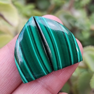 Natürliche Malachit Paar Edelstein, Malachit Paar Cabochon, Schüttgut Malachit Paar Kristall, Malachit Paar Perlen für Schmuck, Wire-Wrap