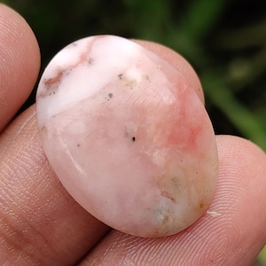 Cabochão de opala rosa, opala rosa solta, opala, pedra preciosa, opala, gemas de opala, gemas soltas, opala rosa oval, cabochão para fabricação de joias