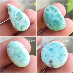 Echter Ocean Larimar Cabochon, Pektolith Stein, Blauer Larimar, Oval Larimar, Larimar Edelstein, Larimar Stein, Polierter Larimar, Larimar Edelsteine