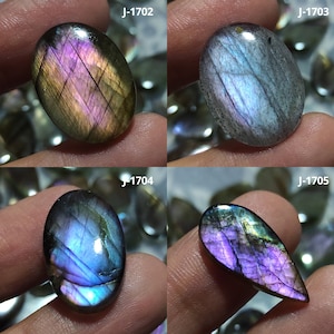 Cabochon di labradorite viola naturale, labradorite a forma di pera, labradorite viola, cristallo curativo, pietra preziosa di labradorite, creazione di gioielli
