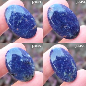 Sodalith Cabochon, blauer Sodalith Edelstein, natürliche Cabochon, hochwertige polierte ovale Form, Schmuckstein, glatt poliert, Geburtsstein