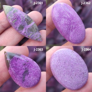 Cabochon de stichtite violette, mélange de formes de stichtite, cabochon en vrac, pierre précieuse de stichtite violette, pierre de stichtite en gros pour la fabrication de bijoux