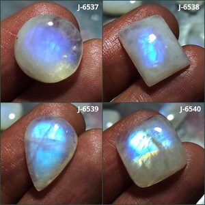 Cabochão de pedra da lua arco-íris natural, pedra da lua arco-íris chamativa, pedra da lua de formato misto, pedra da lua solta, cabochão para joias, preço de atacado #J