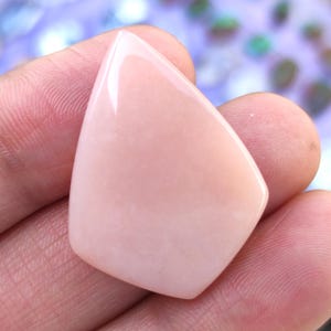 Roze opaal cabochon, losse roze opaal, opaal edelsteen, opaal steen, opaal edelstenen, losse edelsteen, fancy vorm roze opaal cabochon voor het maken van sieraden