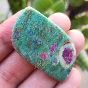 Piedra preciosa de fucsita rubí de alta calidad, piedra preciosa suelta, cabujón de fucsita rubí, rubí en fucsita, piedra de fucsita rubí de lujo, piedra para manualidades