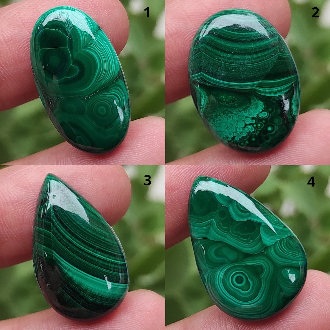 Mix Shape Malachite Cabochon, Green Malachite Gemstone, Malachite for