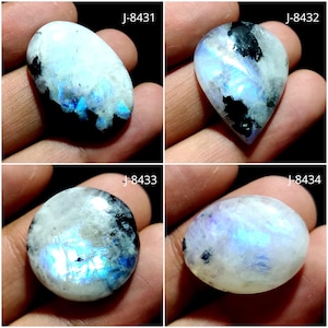 Cabochon originale di pietra di luna arcobaleno, pietra di luna arcobaleno appariscente, pietra di luna ovale, pietra di luna sfusa, cabochon per gioielli, prezzo all'ingrosso