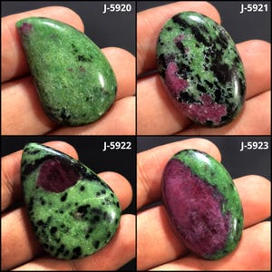 Cabochão de zoisita rubi, zoisita rubi solta, anyolite, zoisita rubi oval, pedra rubi, cristais de cura, cristais de chakra, pedra para fazer joias