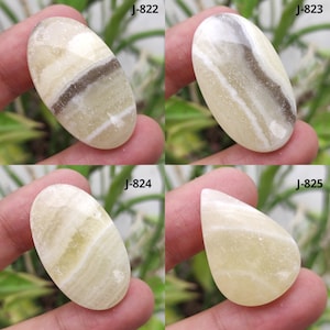 Natuurlijke gele calciet cabochon, losse edelsteen, gele kantagaatkristal, gele calciet edelsteen, fancy calciet cabochon, calcietkristal