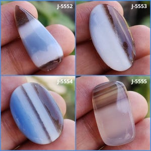 Blauwe Owyhee opaal cabochon, natuurlijke blauwe opaal edelsteen, blauwe opaal kristal, losse steen voor sieraden en hanger, groothandel opaal edelsteen
