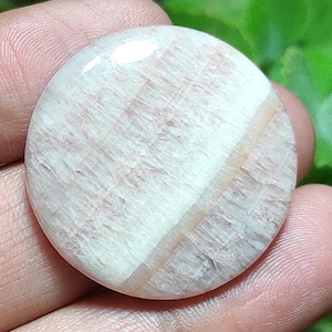 Cabujón de calcita con bandas rosas, piedra preciosa de calcita, ónix con bandas rosas, cabujón de ónix rosa, calcita con bandas, cristal de calcita, cabujón de calcita redondo