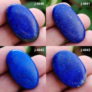 Cabujón de lapislázuli azul, piedra preciosa de lapislázuli, lapislázuli liso y pulido con parte trasera plana, piedra de lapislázuli, lapislázuli de formas variadas #JJ