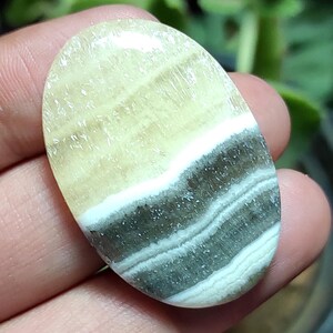 Natural Yellow Calcite Cabochon, Loose Gemstone, Yellow Lace Agate Crystal, Yellow Calcite Gemstone, Oval Calcite Cabochon, Calcite Crystal