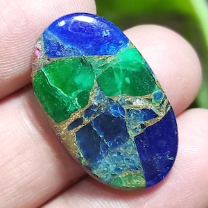Schöner Kupfer Turmalin Multicolor Cabochon, Lab erstellt Turmalin Edelstein, Turmalin Anhänger Edelstein, Edelstein für die Herstellung von Schmuck