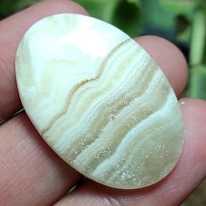 Natural Yellow Calcite Cabochon, Loose Gemstone, Yellow Lace Agate Crystal, Yellow Calcite Gemstone, Oval Calcite Cabochon, Calcite Crystal