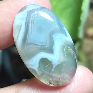 Cabochon di agata muschiata, agata muschiata verde, cabochon ovale, agata muschiata, pietra di agata muschiata, agata muschiata naturale, cabochon di agata muschiata, pietra preziosa sfusa