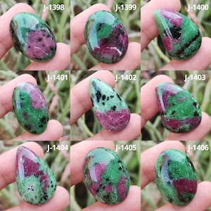 Rubi Zoisita, Rubi em Zoisita, Anyolita, Rubi Zoisita Oval, Pedra Rubi, Cristais de Cura, Cristais do Chakra Cardíaco, Pedra para Fazer Joias