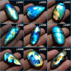 Natürlicher blauer auffälliger Labradorit Cabochon, bester blauer Labradorit Edelstein, Mix Labradorit, Labradorit Kristall, Labradorit Anhänger Stein