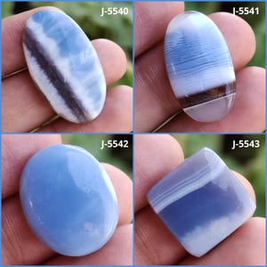 Blauwe Owyhee opaal cabochon, natuurlijke blauwe opaal edelsteen, blauwe opaal kristal, losse steen voor sieraden en hanger, groothandel opaal edelsteen