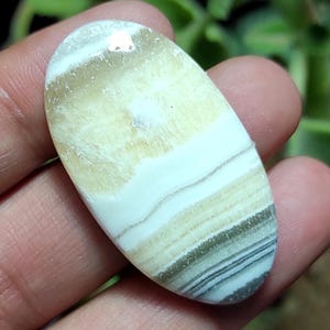 Natural Yellow Calcite Cabochon, Loose Gemstone, Yellow Lace Agate Crystal, Yellow Calcite Gemstone, Oval Calcite Cabochon, Calcite Crystal