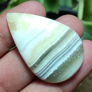 Natural Yellow Calcite Cabochon, Loose Gemstone, Yellow Lace Agate Crystal, Yellow Calcite Gemstone, Pear Calcite Cabochon, Calcite Crystal