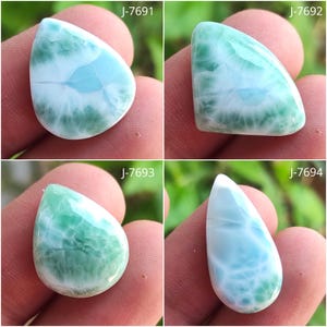 Original Larimar Larimar Larimar Larimar Cabochon, Pektolith Stein, Blauer Larimar, Oval Larimar, Larimar Edelstein, Larimar Stein, Larimar poliert, Larimar Edelsteine
