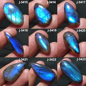 Blue Fire Labradorit Cabochon, Birnenform Labradorit, blauer Labradorit, Heilkristall, Labradorit Edelstein, Schmuckherstellung
