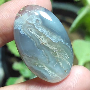 Cabochon di agata muschiata, agata muschiata verde, cabochon ovale, agata muschiata, pietra di agata muschiata, agata muschiata naturale, cabochon di agata muschiata, pietra preziosa sfusa