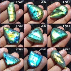 Blue Fire Labradorit Cabochon, Mix Form Labradorit, blauer Labradorit, Heilkristall, Labradorit Edelstein, Schmuckherstellung