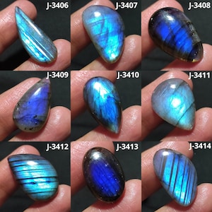 Blue Fire Labradorit Cabochon, Birnenform Labradorit, blauer Labradorit, Heilkristall, Labradorit Edelstein, Schmuckherstellung