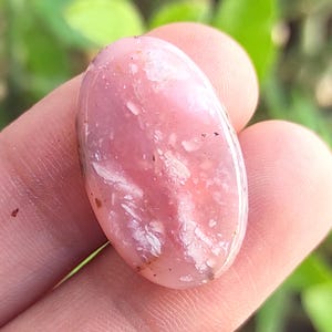 Rosa Opal Cabochon, lose Rosa Opal, Opal Edelstein, Opal Stein, Opal Edelsteine, lose Edelstein, Oval Rosa Opal, Cabochon für die Schmuckherstellung