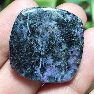 Natürliche Charoite Cabochon, Lila Charoite lose Stein, Kissen Edelstein, Beidseitig poliert Anhänger Stein, Charoite Edelstein Für Schmuck