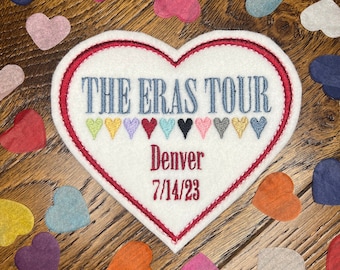 Patch personalizado The Eras Tour costurado ou colado