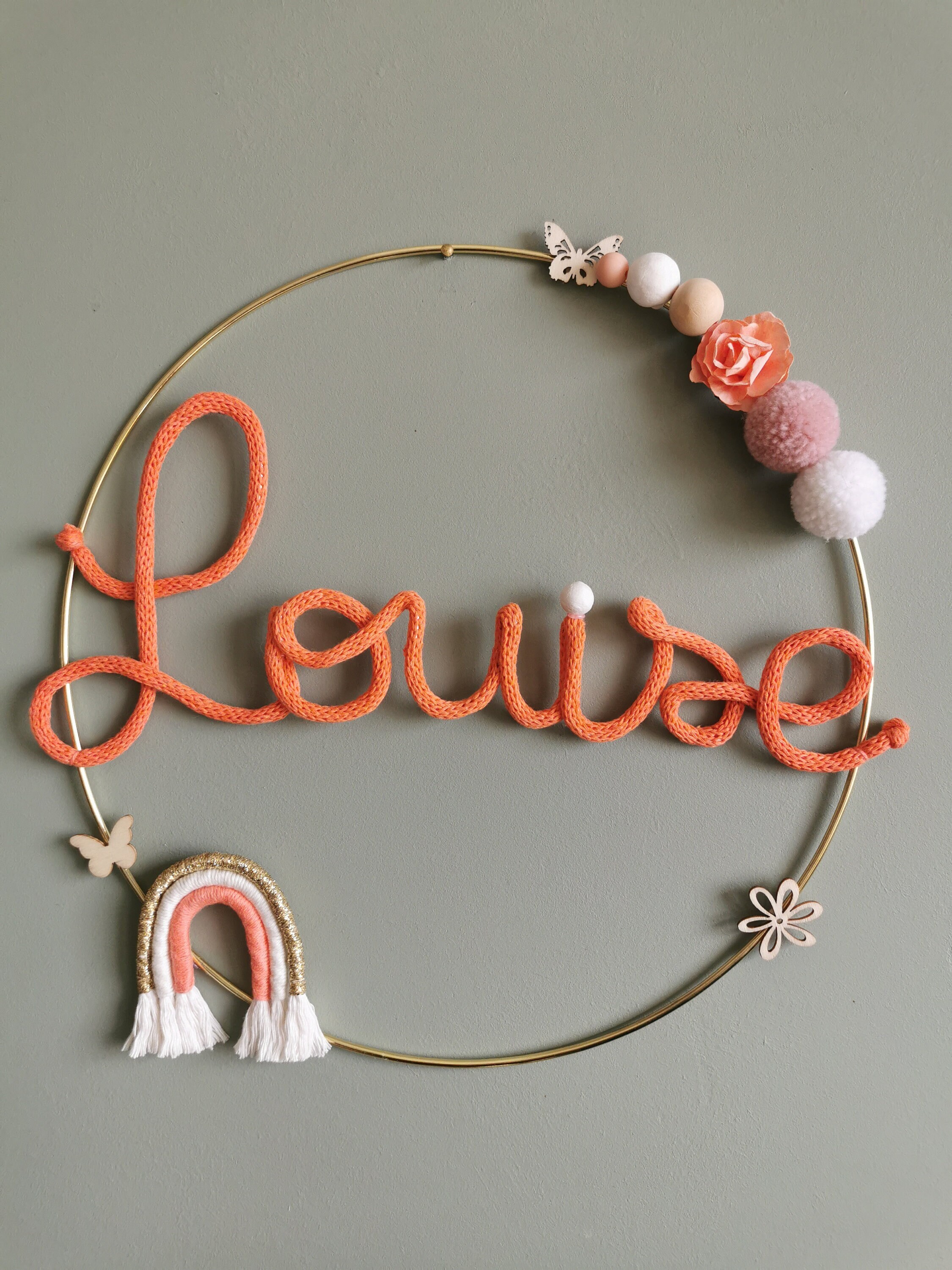 Couronne Personnalisable Prénom Tricotin