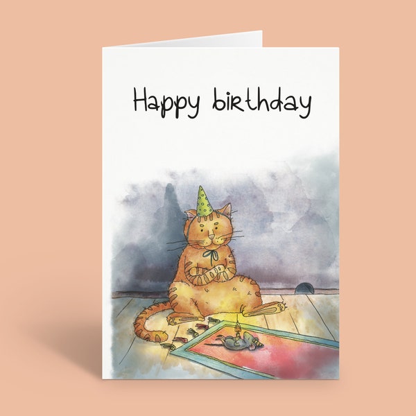Dark Humor Birthday Card Etsy