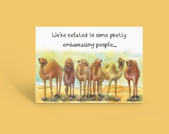 Funky Family Birthday Card | Funny Birthday Card for Brothers, Sisters, Mom, Dad, Cousins, and More | Funny Greeting Cards