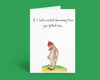 Disappointment Surprise - Funny Thank You Card | Thinking of You Card | Just Because Card