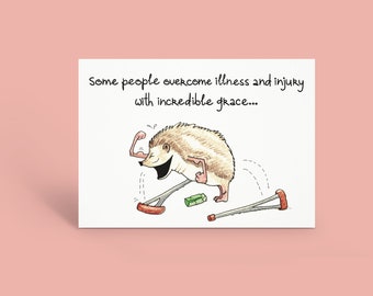 Please Feel Better Soon - Funny Get Well Soon Card