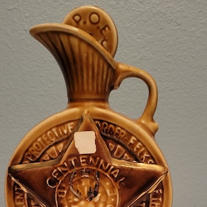 Vintage 1960&#39;s Jim Beam Decanter Centennial Decanter with Star
