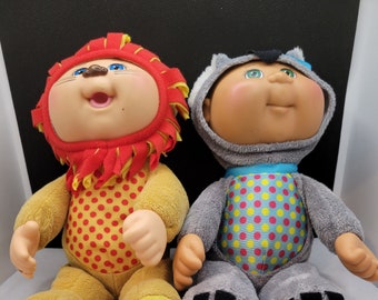 Vintage Cabbage Patch Kids: Lion & Koala Costumes (Set of 2)