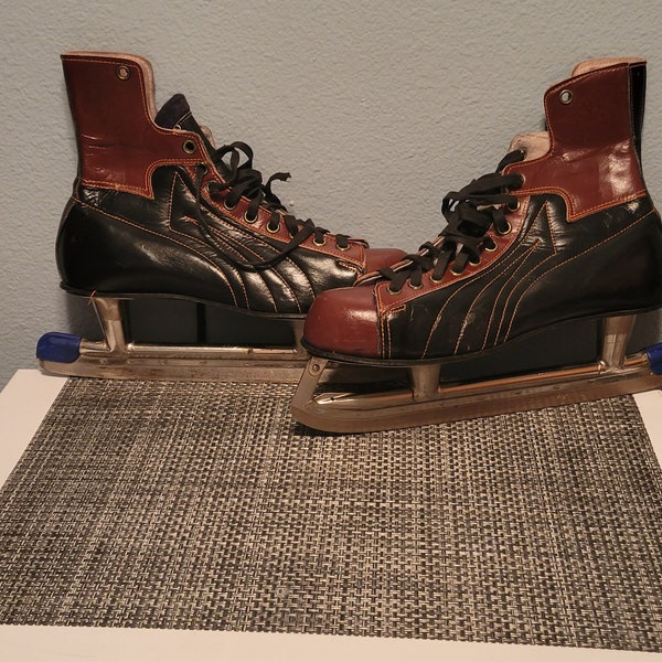 Leather Ice Skates Etsy