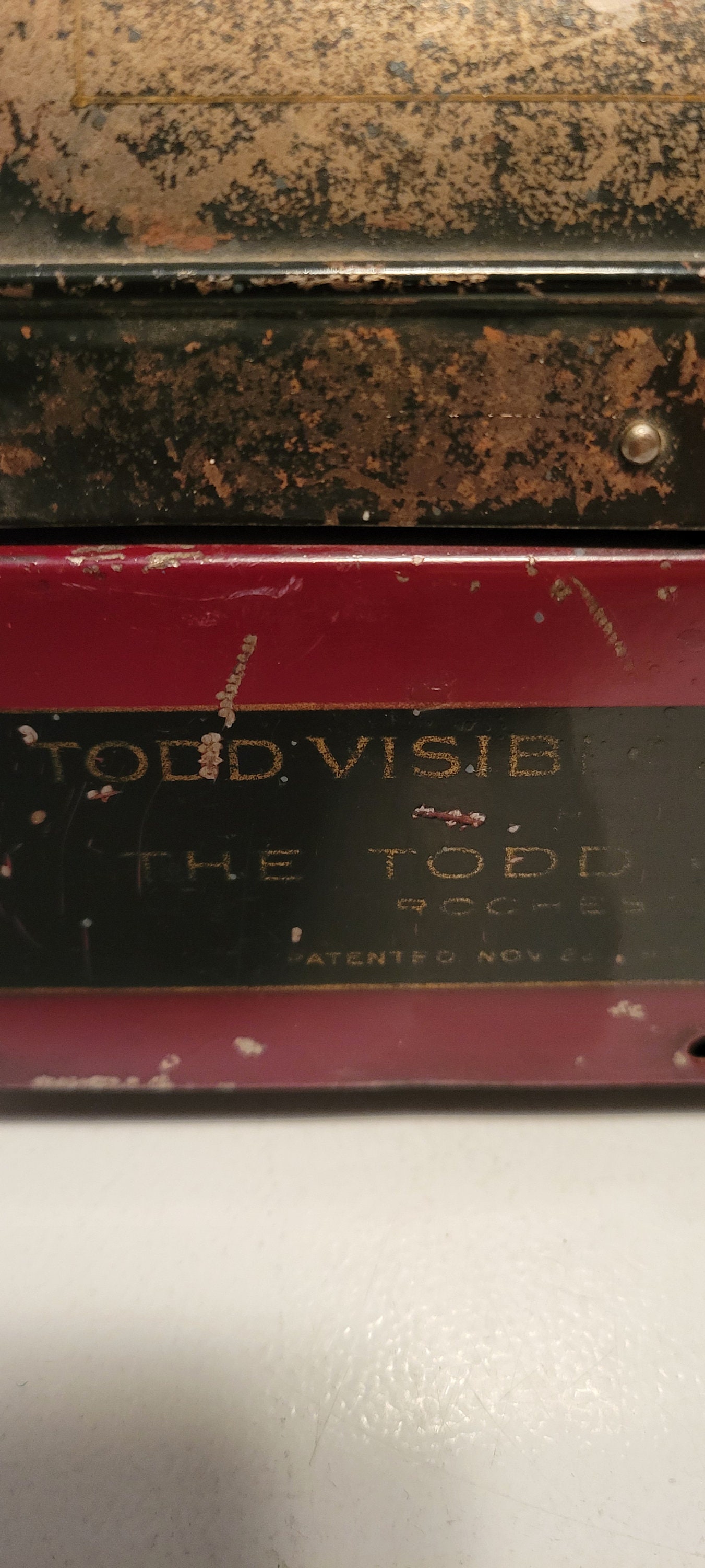 Todd Visible Vintage HTF 1920's Addend Machine With Key - Etsy