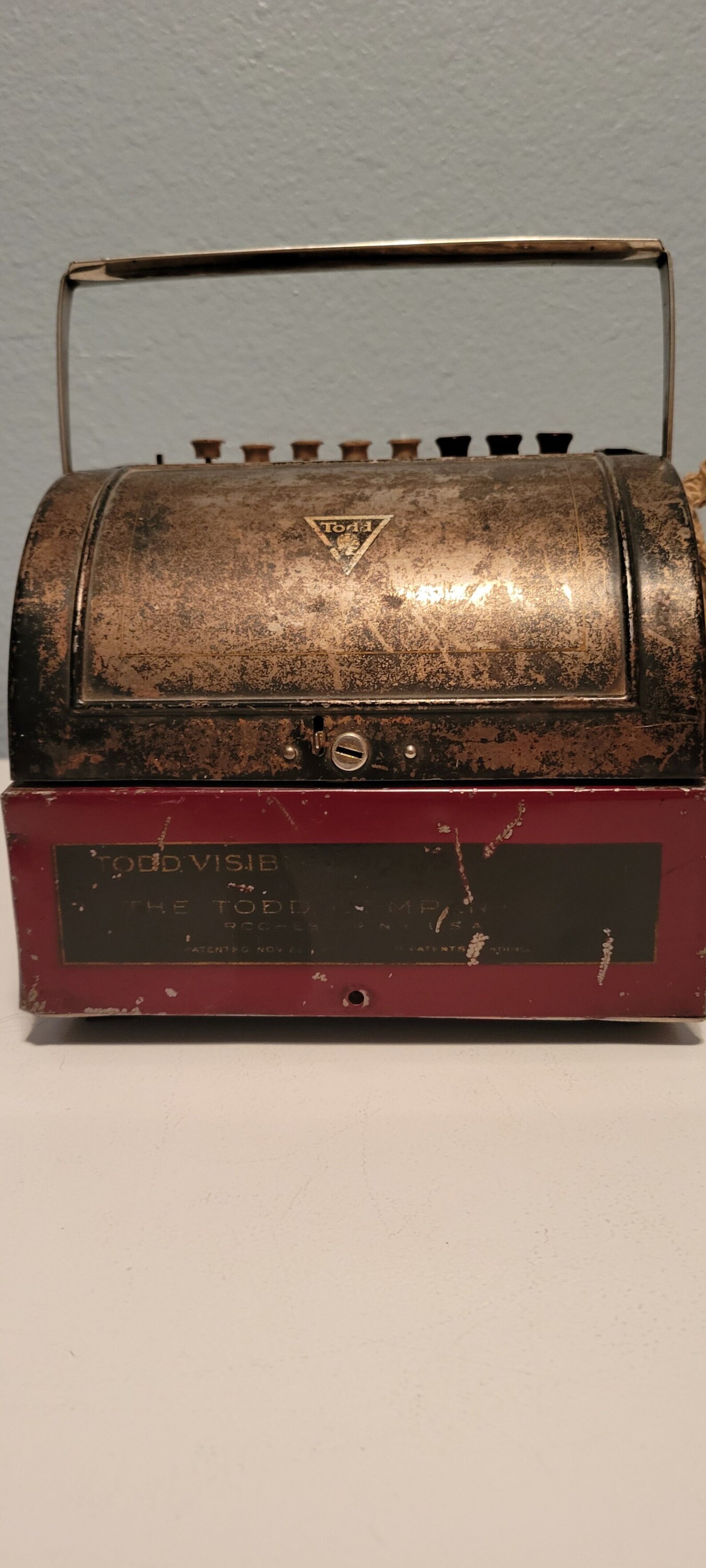 Todd Visible Vintage HTF 1920's Addend Machine With Key - Etsy
