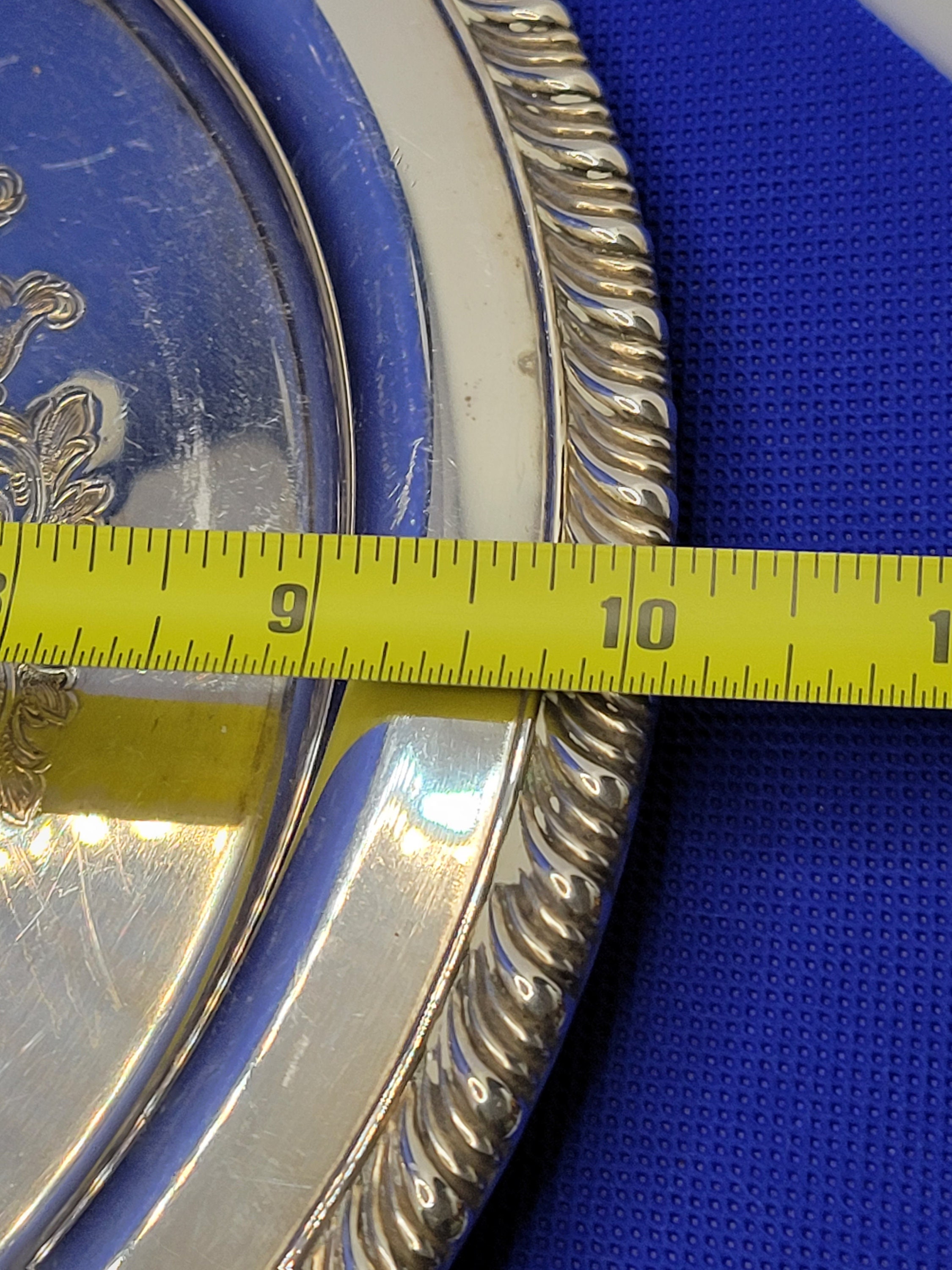 Vintage Oneida Silver Plate / Tray Etsy