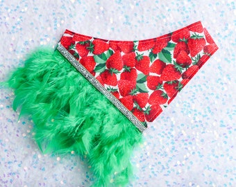 aardbei hond bandana, Berry Dog Bandana, lente bandana voor honden, hond bandana's, Fancy hond bandana, bandana, ster hond bandana